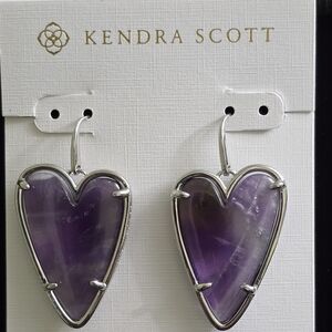 Kendra Scott Ansley Heart Drop Earrings